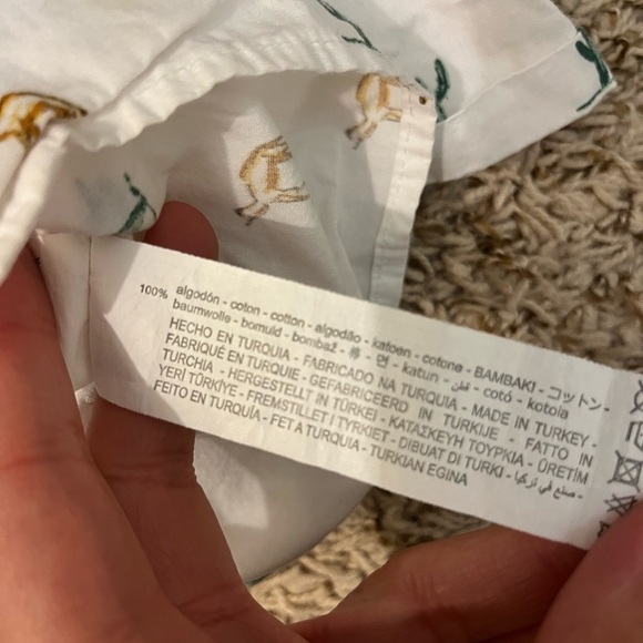 Zara Button down shirt short sleeves desert print - Picture 8 of 10